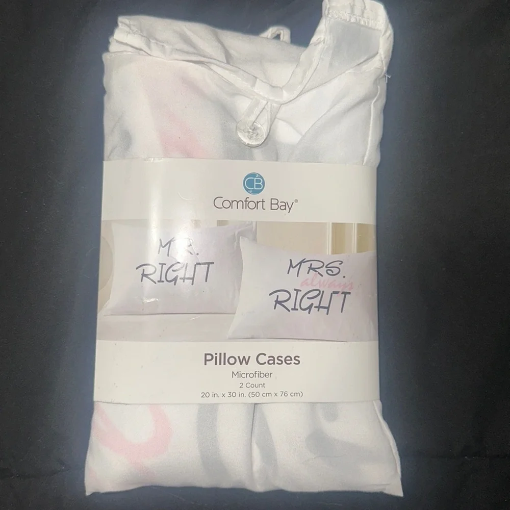 MR. And MRS RIGHT PILLOW CASES